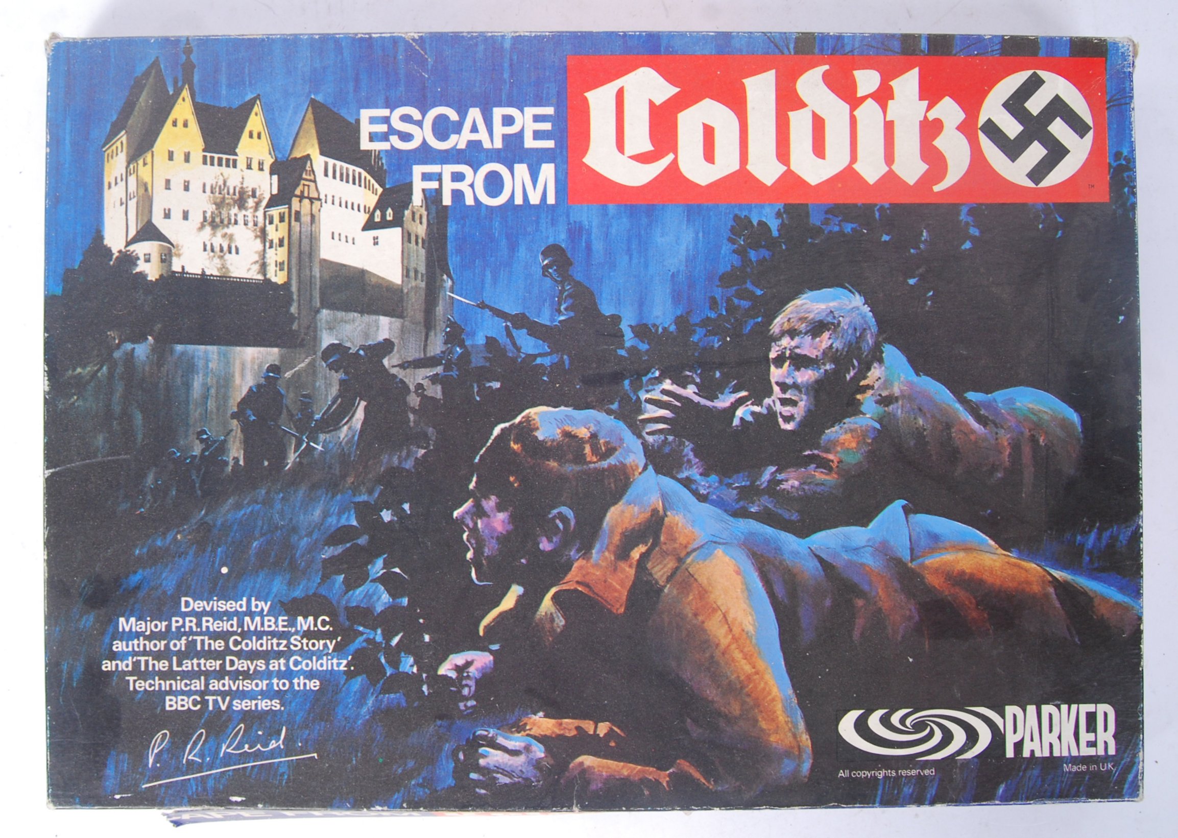 ORIGINAL PARKER MADE ESCAPE FROM COLDITZ BOARD GAME