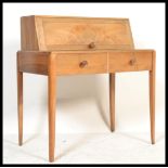 A mid century Cotswold School walnut retro bureau office desk by Arthur Reynolds, Ludlow being