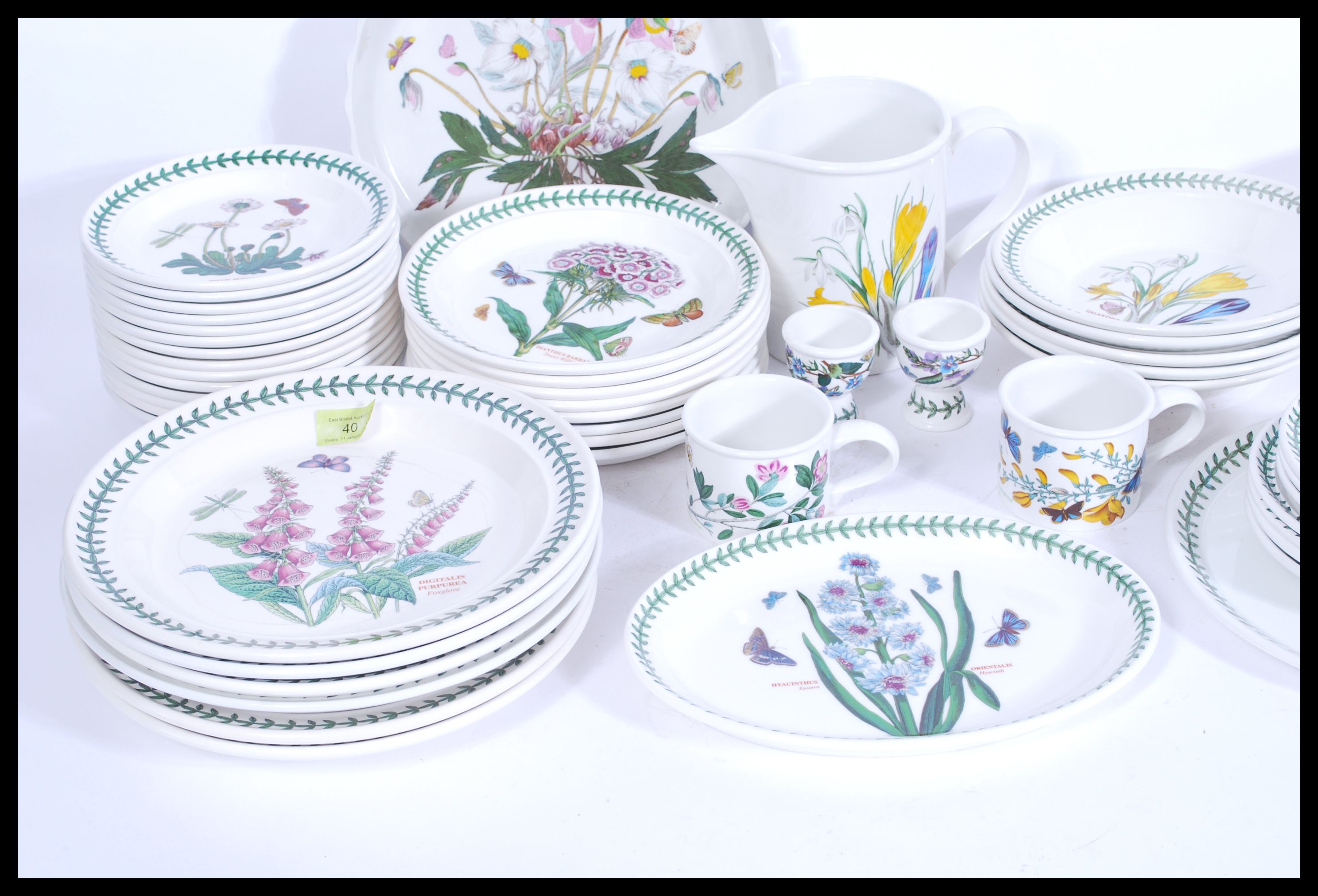 A collection of Portmeirion botanic garden table wares, to include water jug, tray, pie dish, two - Image 3 of 6