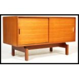 20TH CENTURY TEAK WOOD LOW SIDEBOARD CREDENZA BY GOLDEN KEY