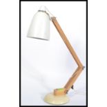 A Terence Conran ' Mac ' Lamp - anglepoise desk lamp circa 1950's - mid century having white shade