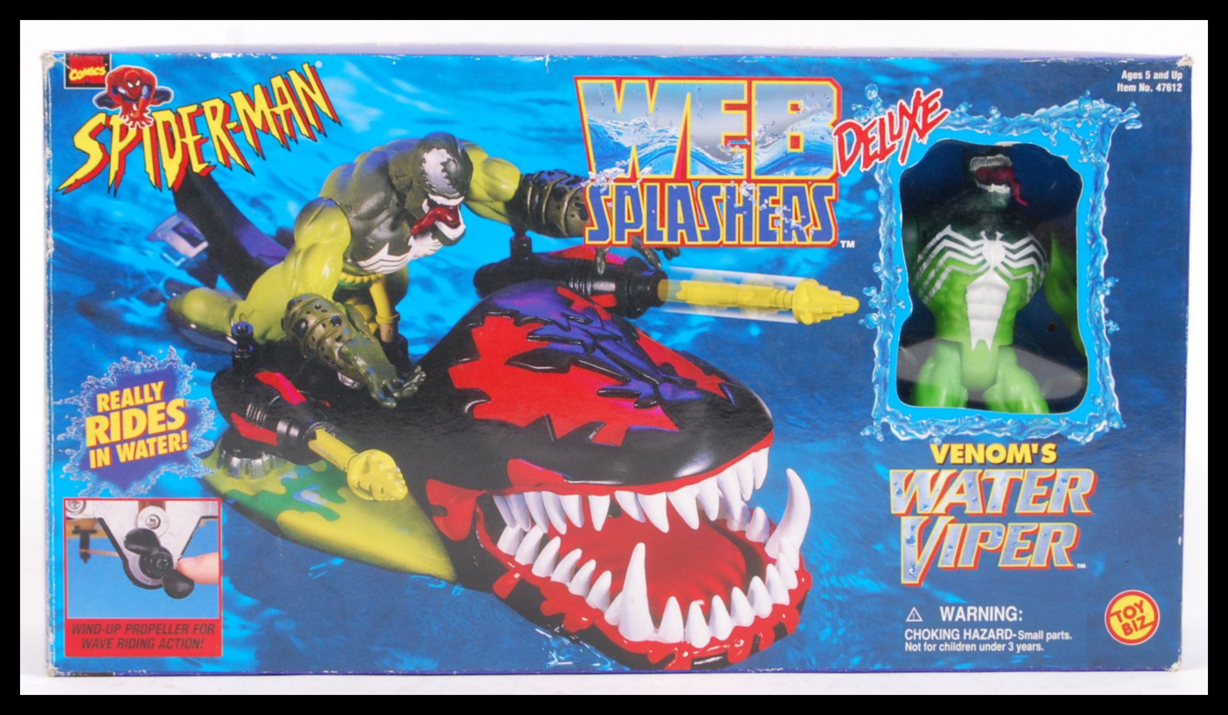 MARVEL COMICS SPIDER-MAN WEB SPLASHERS DELUXE ACTION FIGURE SET