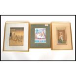 A collection of three vintage 20th Century framed