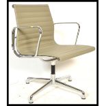 After Charles & Ray Eames - Vitra - EA 115 - Aluminium Group - swivel desk / lounge chairs /