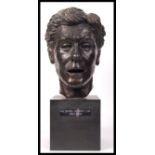 BRONZE CAST BUST OF SIR BOBBY ROBSON CBE ( 1933 - 2009 )