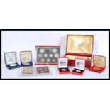 A 1989 Royal Mint United Kingdom proof coin collection along with a 1977 The Queen's Jubilee proof