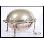 A late 19th Century / early 20th Century Mappin & Webb silver plated roll over serving dish /