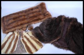 A selection of vintage furs dating from the early 20th Century to include an Edwardian childs rabbit