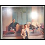 David Hockney Interest - A large wall poster / printed photograph mounted on board believed to