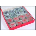 A set of thirty two Chinese jade gaming counters /