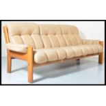 EKORNES RETRO VINTAGE MONTANNA PATTERN THREE SEAT SOFA SETTE