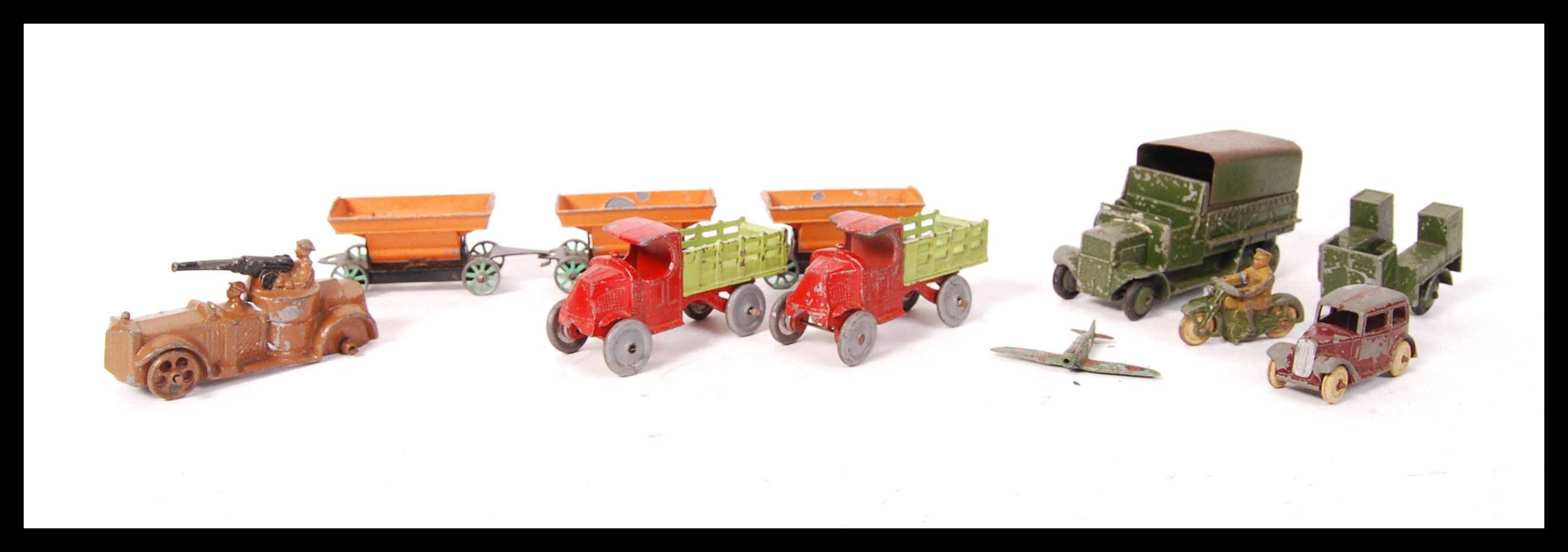 ASSORTED PRE-WAR SCALE DIECAST MODEL VEHICLES