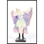 A 1930's very rare Doulton figurine ' Butterfly ' ceramic model of a girl in butterfly costume.