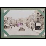 A fantastic early 20th Century postcard album containing many local interest topographical and