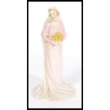 A Royal Doulton ceramic figurine HN1600 'The Bride designed by Arthur Leslie Harradine. Stamped to