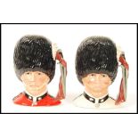 A rare Royal Doulton Triall piece The Guardsman in