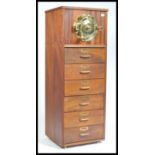 BESPOKE TALLBOY CHEST OF DRAWERS WITH PORTHOLE TO TOP