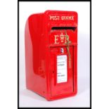 A replica Victorian style ' Royal Mail ' cast iron post box. Opening from, with hand painted