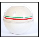 A retro 20th Century circa 1970's Italian Guzzini picnic ball set, comprising a tray, six plates,