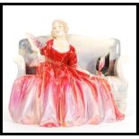 A Royal Doulton early figurine entitled Sweet & Twenty HN1298. Stamped to base. Measures 14cm high