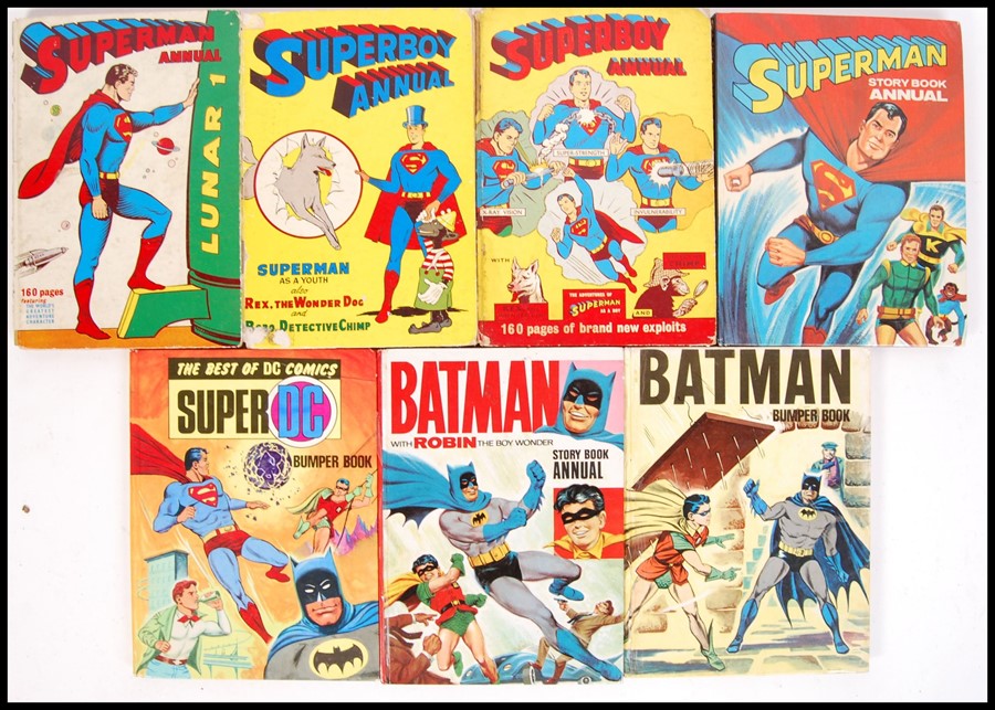 DC COMIC BOOK ANNUALS SUPERMAN AND BATMAN