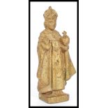 A 19th Century Grand Tour gilt metal religious ecclesiastical figurine depicting the Infant Jesus of