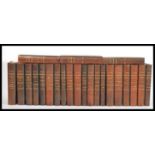 A collection of volumes of The Complete Illustrated Works of Anatole France published in the 1920'