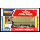 DINKY SCALE DIECAST MODEL 668 FODEN ARMY TRUCK