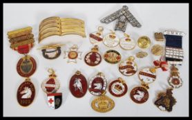 A collection of vintage Polo related enamel members badges dating from the early 20th Century with