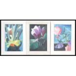 Dick Boulton ( Artist & Sculptor ) - A group of three paintings on canvas of close up images of