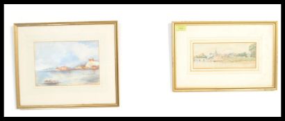 Two early 20th Century watercolour paintings one b
