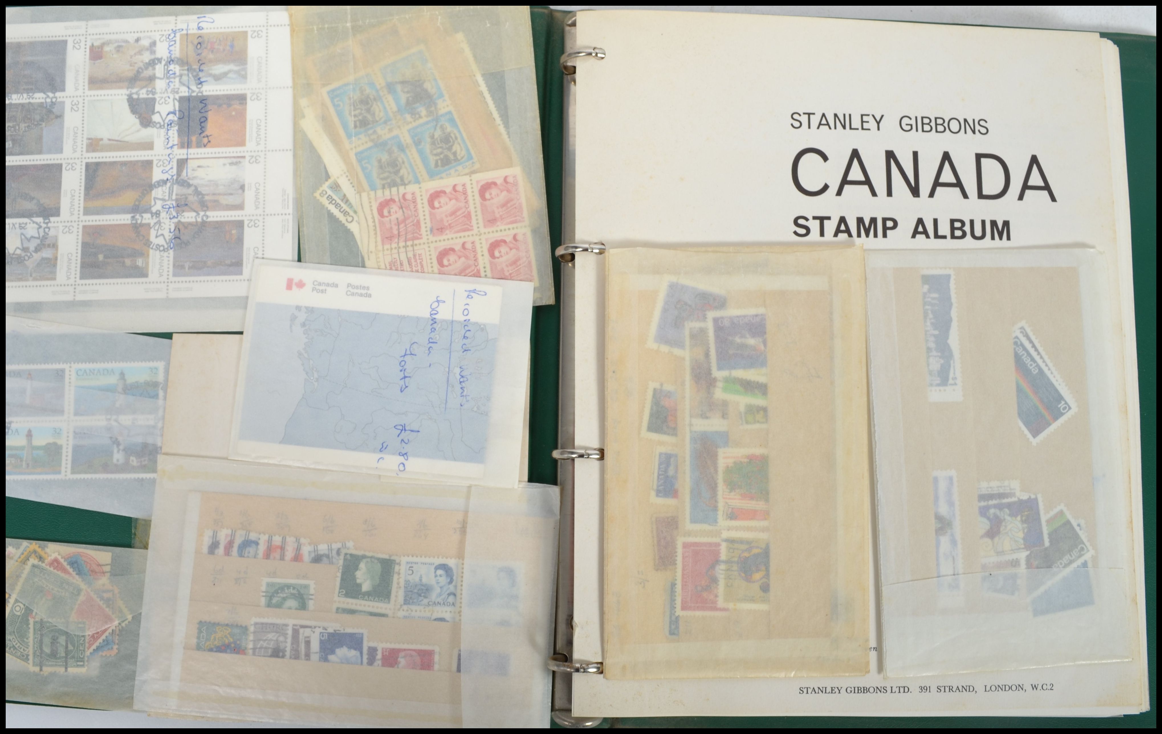 Canada stamps: a used collection in a pre printed - Image 2 of 6