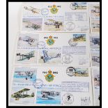 A collection of signed FDCs First Day Covers to include mostly military related.