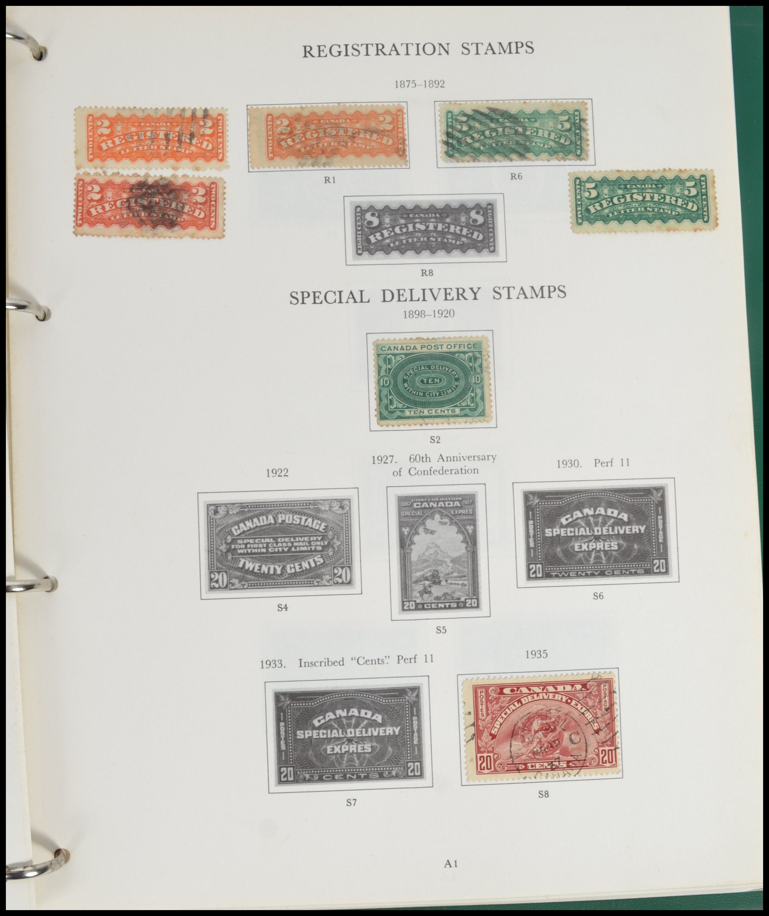 Canada stamps: a used collection in a pre printed - Image 6 of 6