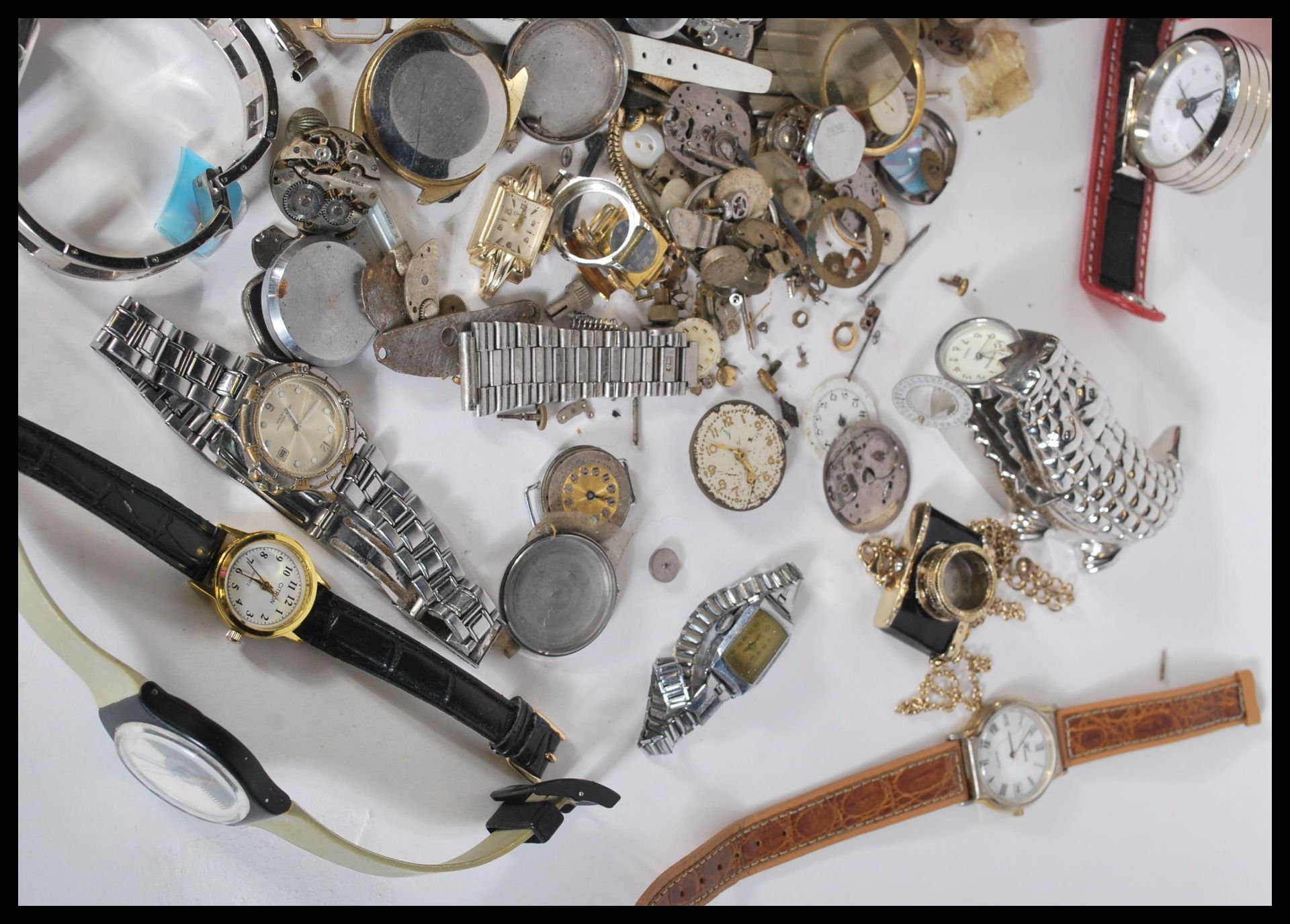 A collection of vintage and retro ladies and gents wrist watches to include examples by Ingersol, - Bild 5 aus 5