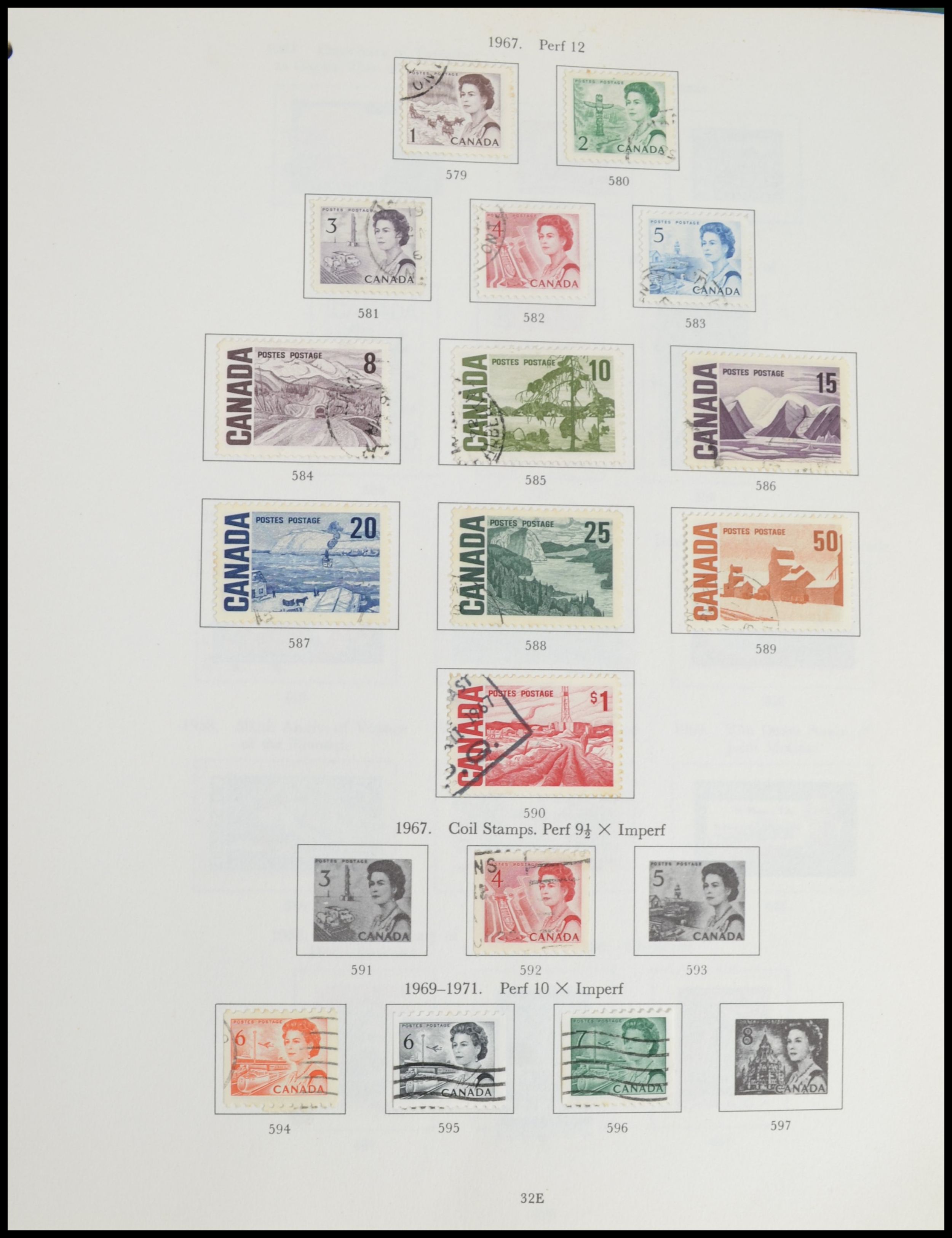 Canada stamps: a used collection in a pre printed - Image 4 of 6