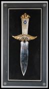 A limited edition Franklin Mint collectors fantasy dagger entitled Mystery Of The Gargoyle. Complete