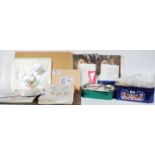 A large collection of vintage 20th century stamps and related to include tins of loose kiloware,