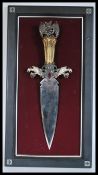 A limited edition Franklin Mint collectors fantasy dagger entitled Guardian of The Fortress.