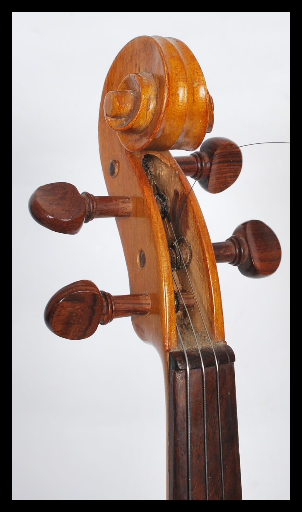 A student's 20th Century violin having an applied paper makers label to the interior marked - Image 2 of 7