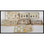 A collection of vintage cigarette cards to include a 19th Century Victorian album containing