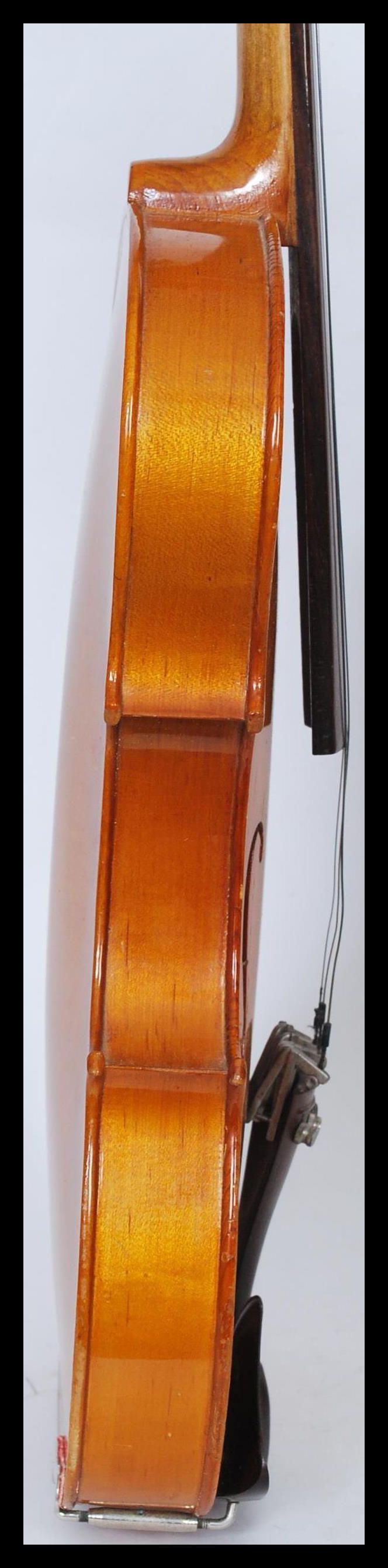 A student's 20th Century violin having an applied paper makers label to the interior marked - Image 3 of 7