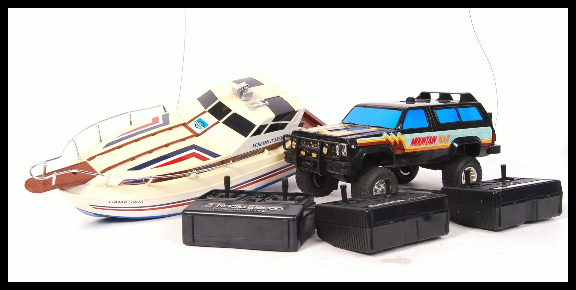 TWO RC RADIO CONTROLLED MOTOR VEHICLES