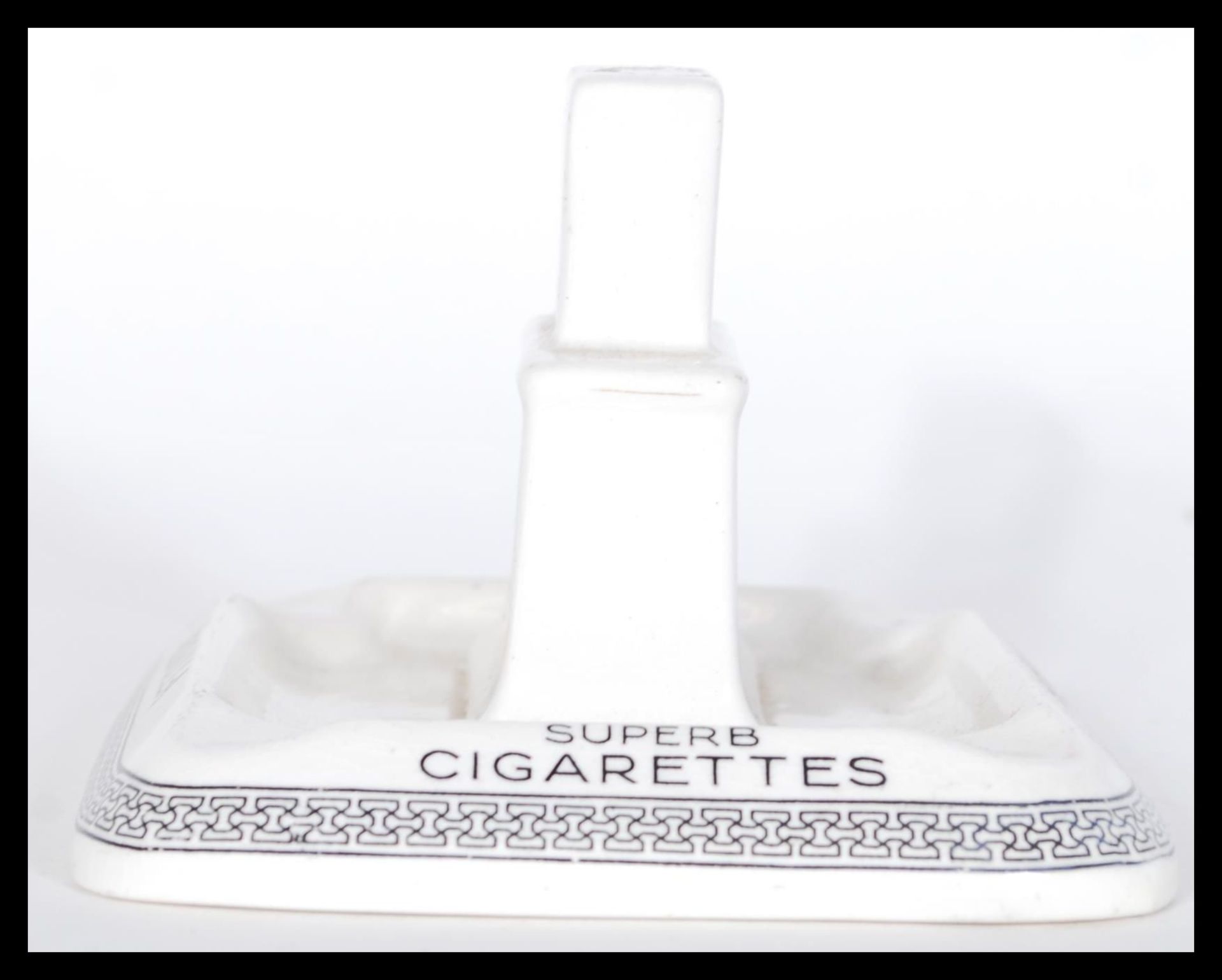 A vintage early 20th Century advertising point of sale ceramic Abdulla Superb Cigarettes matchbox - Bild 3 aus 4