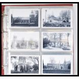 Essex photographs of churches. Collection (84) exterior views. Postcard size B&W circa 1960/70's.
