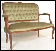 A good French 20th century canape two seat sofa in