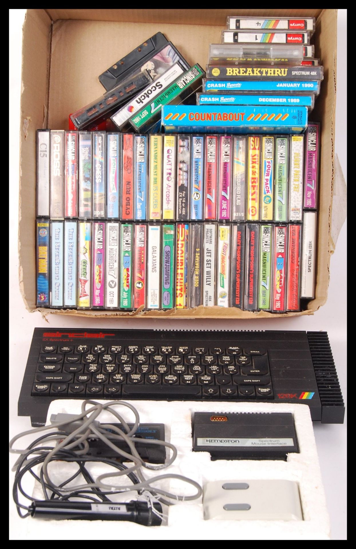 SINCLAIR ZX SPECTRUM 128K VIDEO GAMING COMPUTER CONSOLE