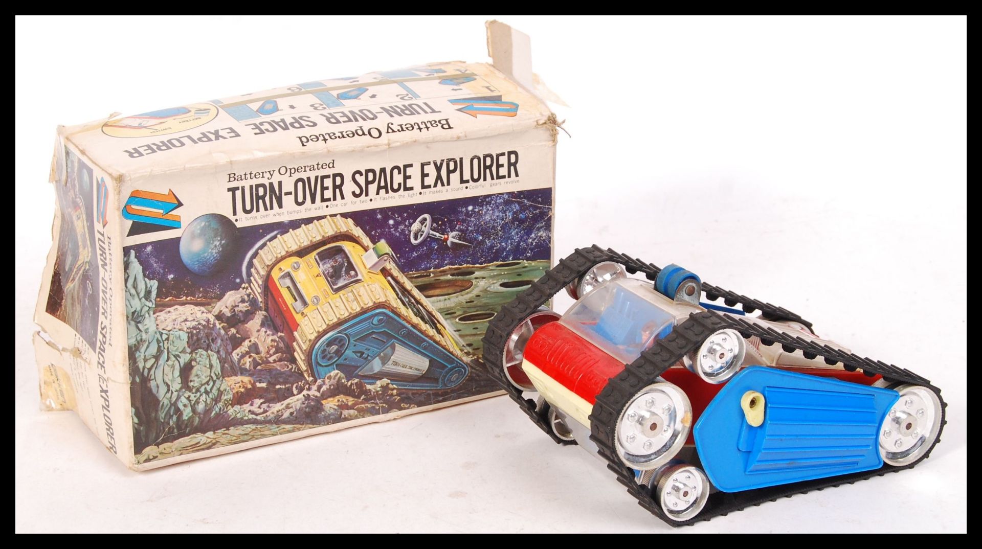 RARE VINTAGE GAKKEN ' TURN OVER SPACE EXPLORER ' P