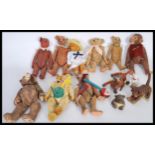 A collection of String Things children's toys designed by Peter Fagan to include, teddy bears with