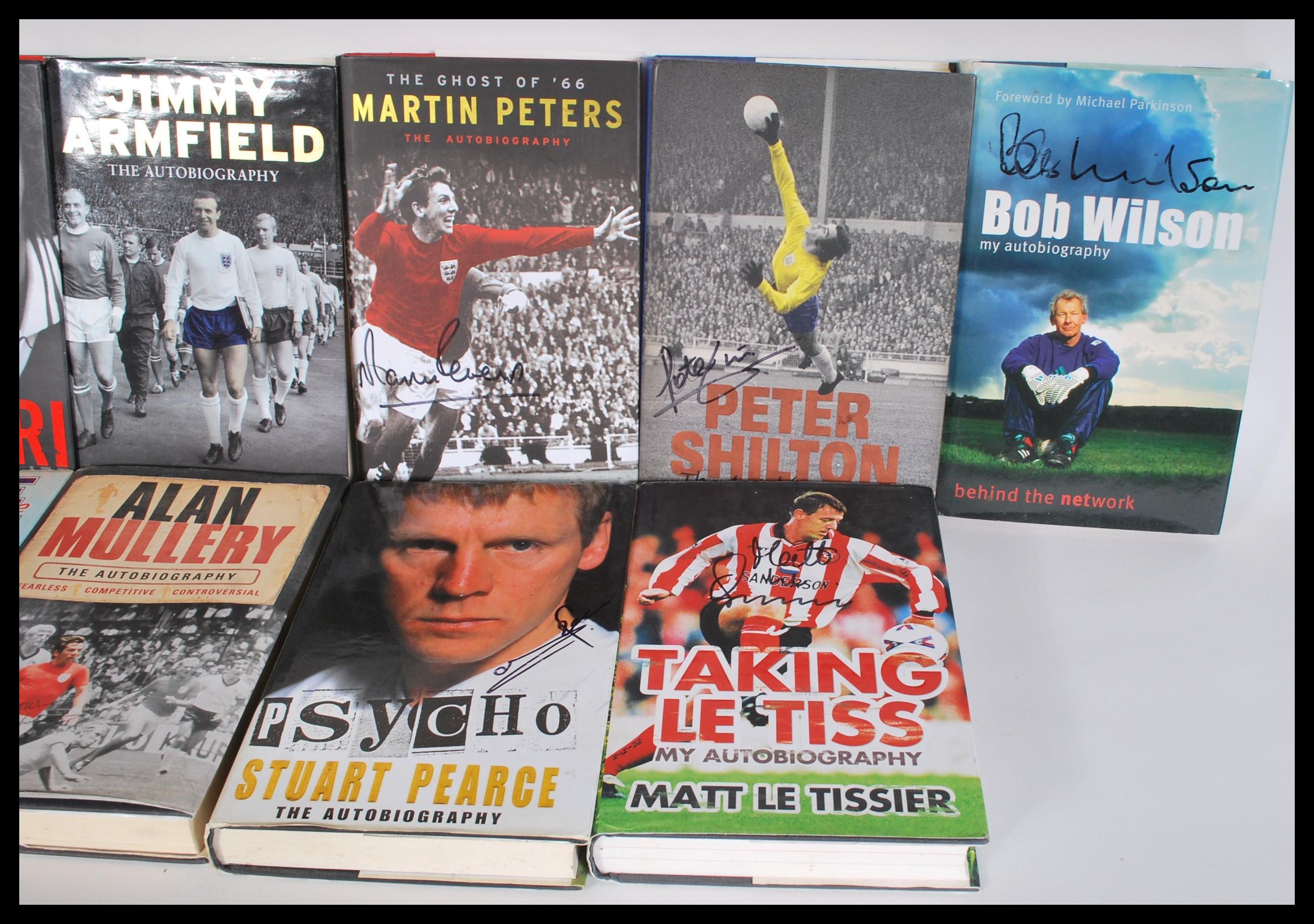 A collection of signed football related autobiographies to include Sergio Kun Aguero 'Born to Rise', - Image 4 of 4